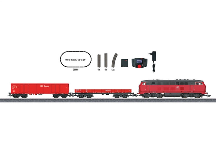 メルクリンHO 基本セットS.拡張E.T1セット+踏切+タンク式蒸気機関車+