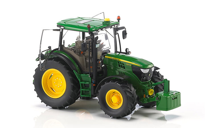 ヴィーキング Wiking 077318 John Deere 6125R tractor ： 木の