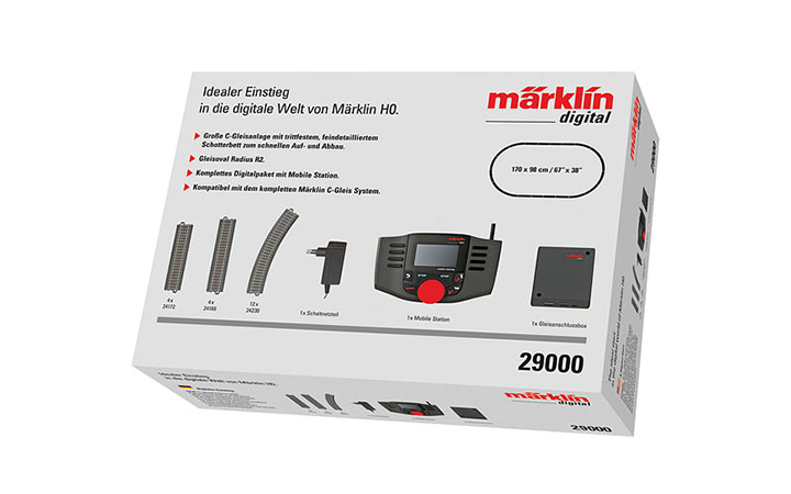 maerklin/メルクリン 29000 HOデジタルスターター コントローラー+トラックセット ： 木のおもちゃ がりとん（galiton）